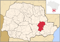 Région Microrégion de Ponta Grossa