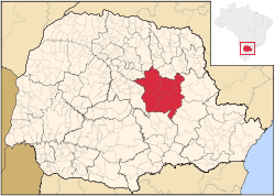 Région Microrégion de Telêmaco Borba