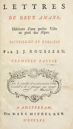 Page de titre de la première édition