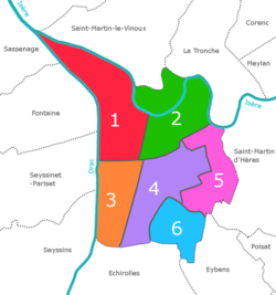 Géolocalisation sur la carte : Grenoble