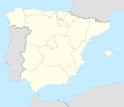 Localisation sur la carte d'Espagne