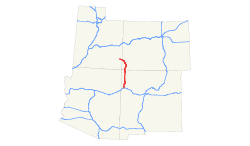 US 491 map.svg