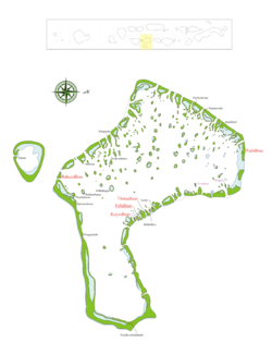 Carte de localisation de Vaavu.