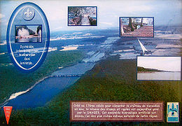 Panneau d'information sur les étangs