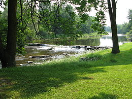 Rivière Trout au barrage St-Onge