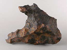 Fragment de la météorite Canyon Diablo.