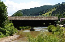 Le pont de Coșbuc sur la rivière Sălăuța.