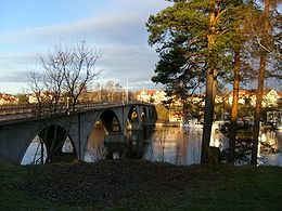 L'Österdalälven à Leksand