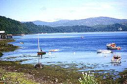 Le Loch Aline vu du sud-ouest