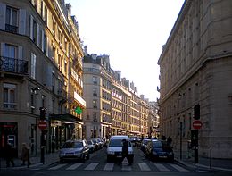 Rue du Pont Louis-Philippe vue de la rue de Rivoli