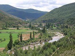 Le rio Aragón Subordán dans la vallée de l'Hecho