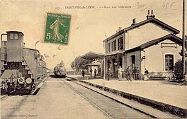 La Gare de Saint-Pol vers 1900