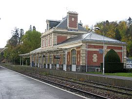 La gare de Royat - Chamalières vue des quais