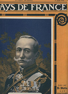 Le général Broussilov en couverture du périodiqueLe Pays de France