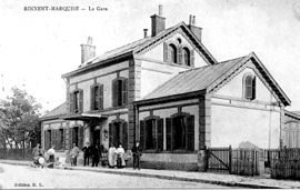 La gare vers 1905
