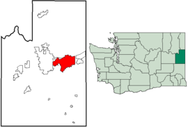 Localisation de Spokane Valley