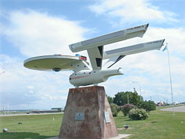 Réplique de l'Enterprise, Ville de Vulcan, Alberta