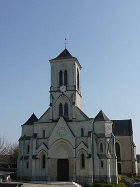 Église de la commune de  Chazé-Henry.