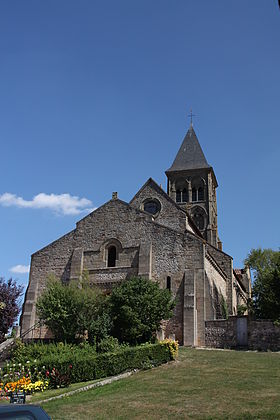 L'ancienne abbatiale Saint-Menoux