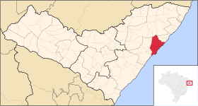 Localisation de Maceió sur une carte