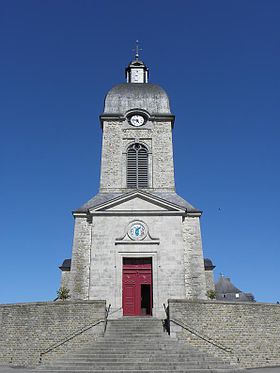 L'église paroissiale Notre-Dame-de-l'Assomption à Argentré-du-Plessis.