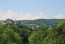 Vue aérienne de Baden