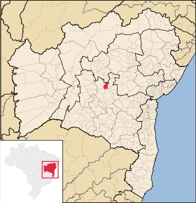 Localisation de Palmeiras sur une carte