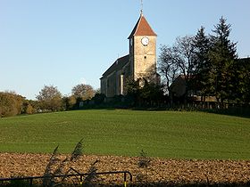 L'église Saint-Pierre-et-Saint-Paul et son clocher pyramidal