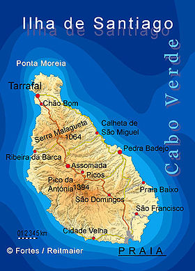 Carte de Santiago.