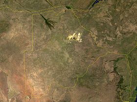 carte : Géographie du Botswana