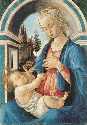 Image illustrative de l'article La Vierge à l'Enfant (Botticelli)