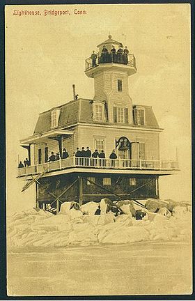 Ancienne carte postale du phare