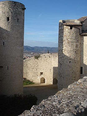 Le château des Adhémar.