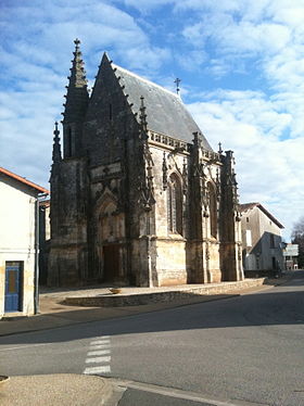 La Chapelle Boucard de style gothique flamboyant