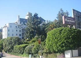 Château Marmont, sur Sunset Boulevard