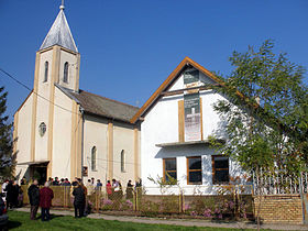 L'église catholique Saint-Vendelin de Crna Bara