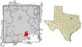 Dallas County Texas Incorporated Areas Hutchins highighted.svg