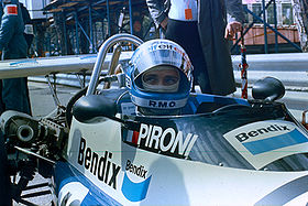 Didier Pironi au Grand Prix de Monaco de Formule 2 en 1977