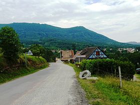 Entrée du village de Dieffenbach-au-Val.