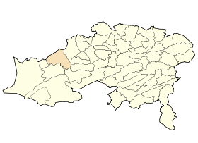 Dz - 05-43 Djezzar - Wilaya de Batna map.svg