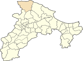 Dz - Beni Ksila (Wilaya de Béjaïa) location map.svg