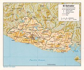 carte : Géographie du Salvador