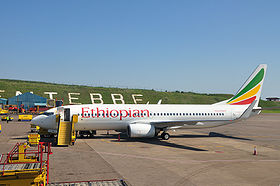 Un Boeing 737-800 d'Ethiopian Airlines