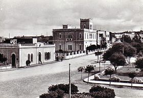 Le centre-ville de Gharyan à l'époque coloniale
