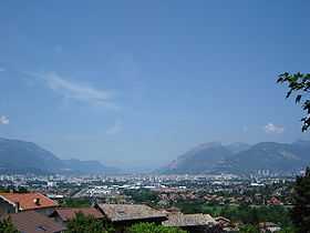 Grenoble vu depuis Bresson