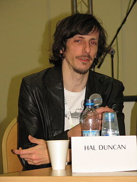 Hal Duncan au Polcon en 2007