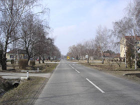La rue principale de Horgoš