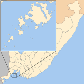 Localisation de l’archipel dans le kraï du Primorie