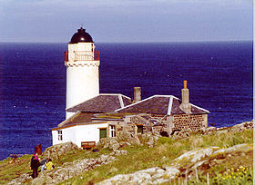 L'ancien phare de l'île de May, aujourd'hui utilisé comme observatoire aux oiseaux.