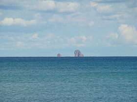 Vue des îles Fratelli depuis le cap Serrat